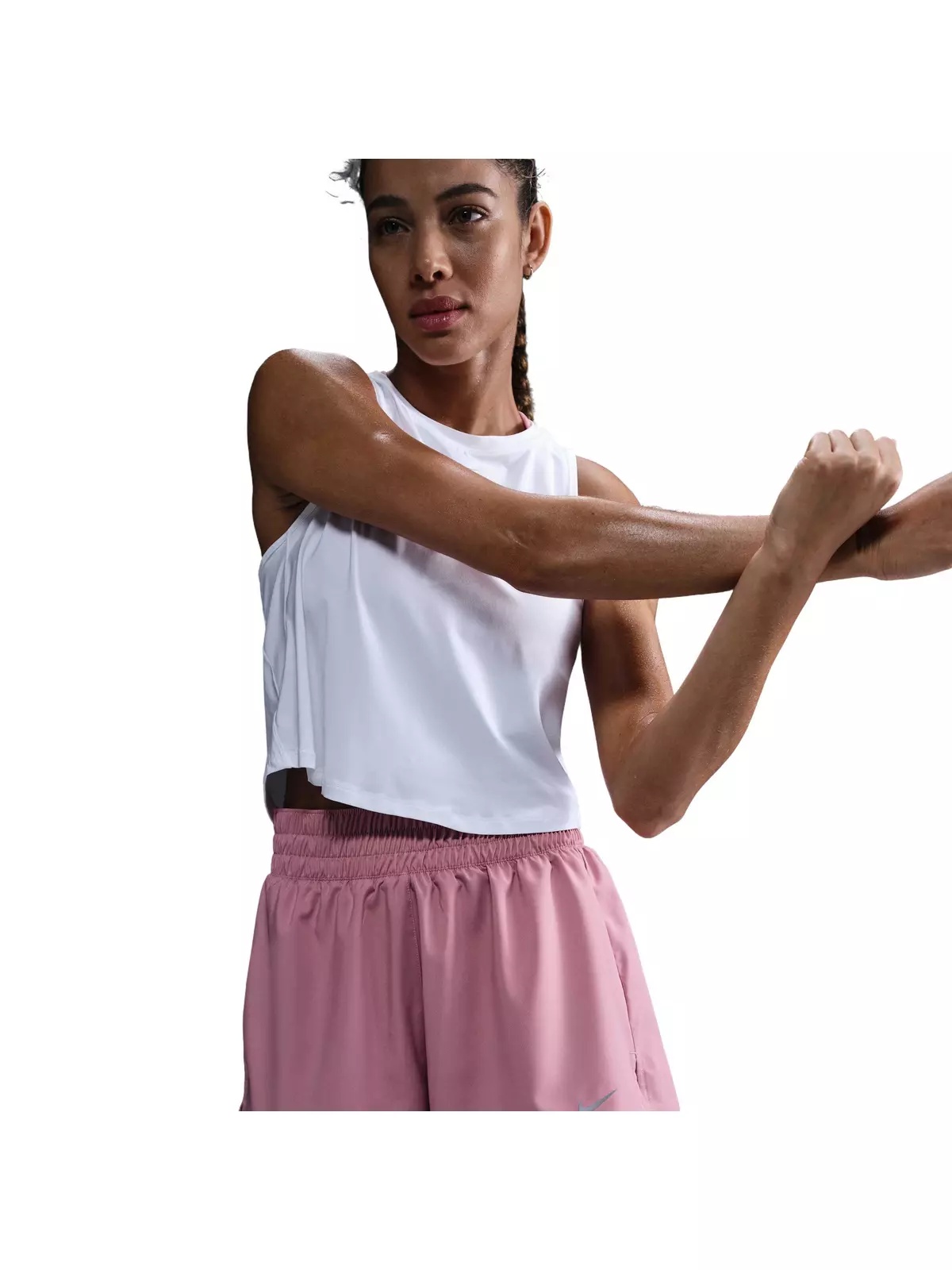 Women's One Dri-FIT High-Waisted 3" 2-in-1 Shorts - Pink - 1