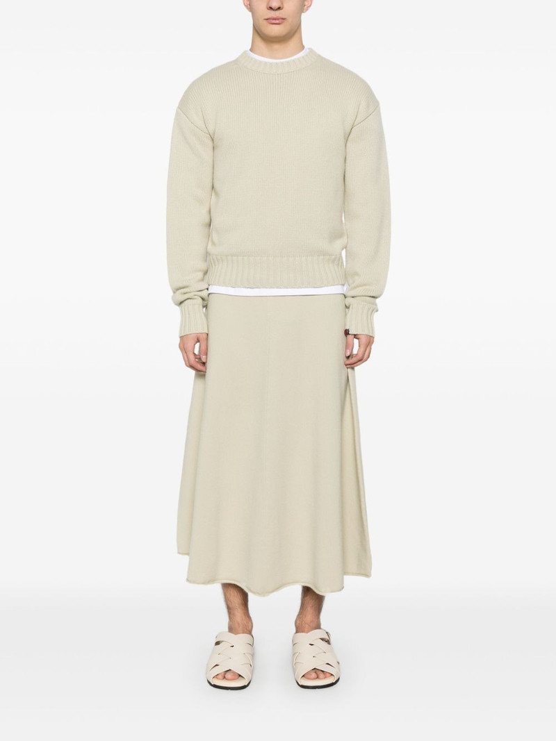 extreme cashmere high-waisted draped skirt outlook