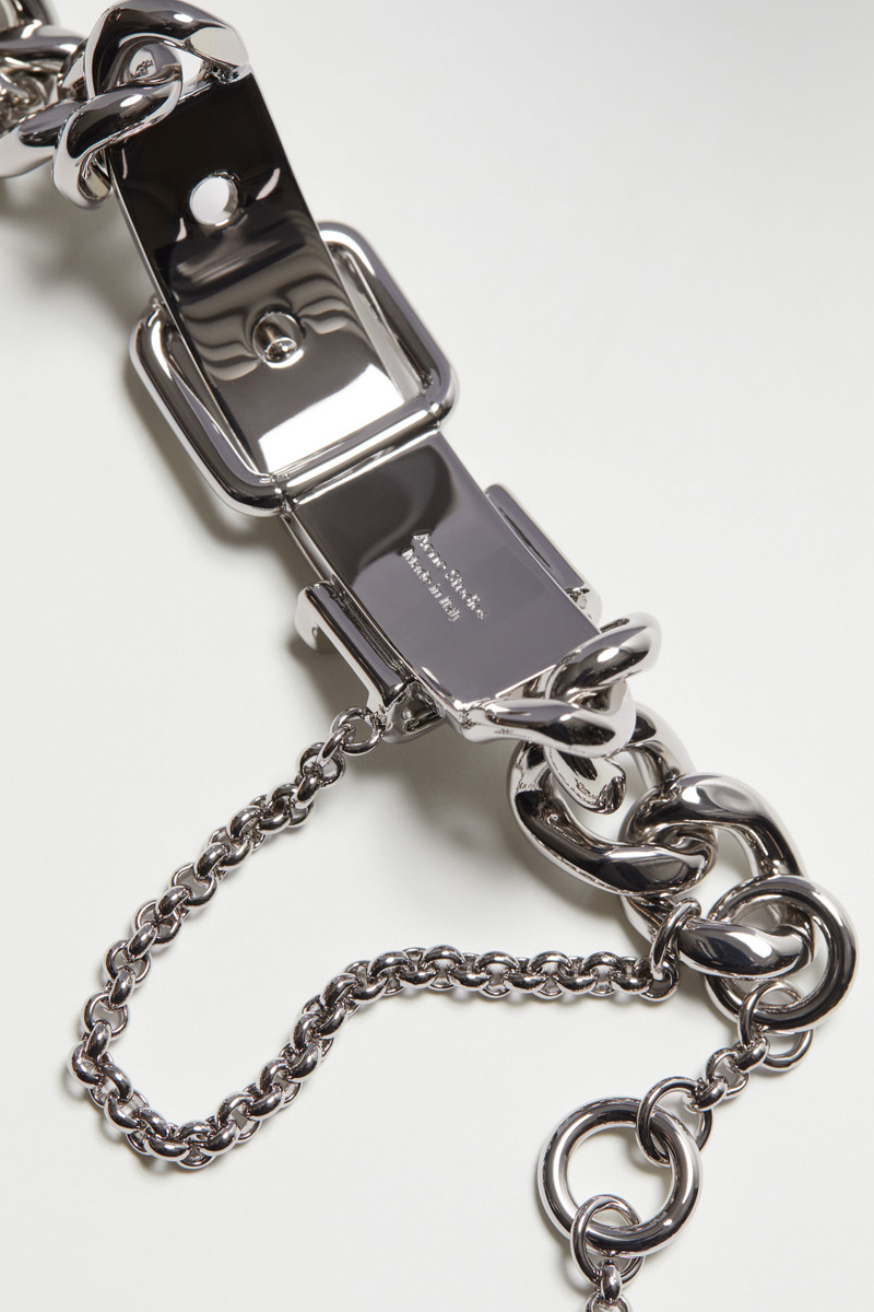 Acne Studios Buckle chain bracelet - Silver | REVERSIBLE