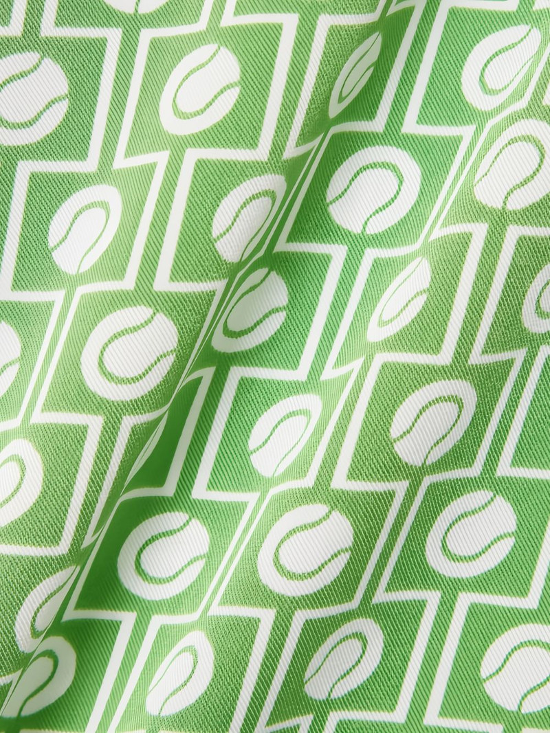LACOSTE patterned pleated mini dress outlook