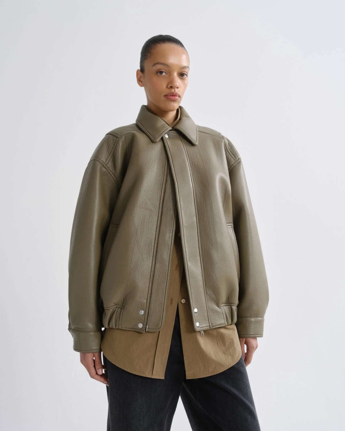 ONA BOMBER JACKET IN CANOPY - 1