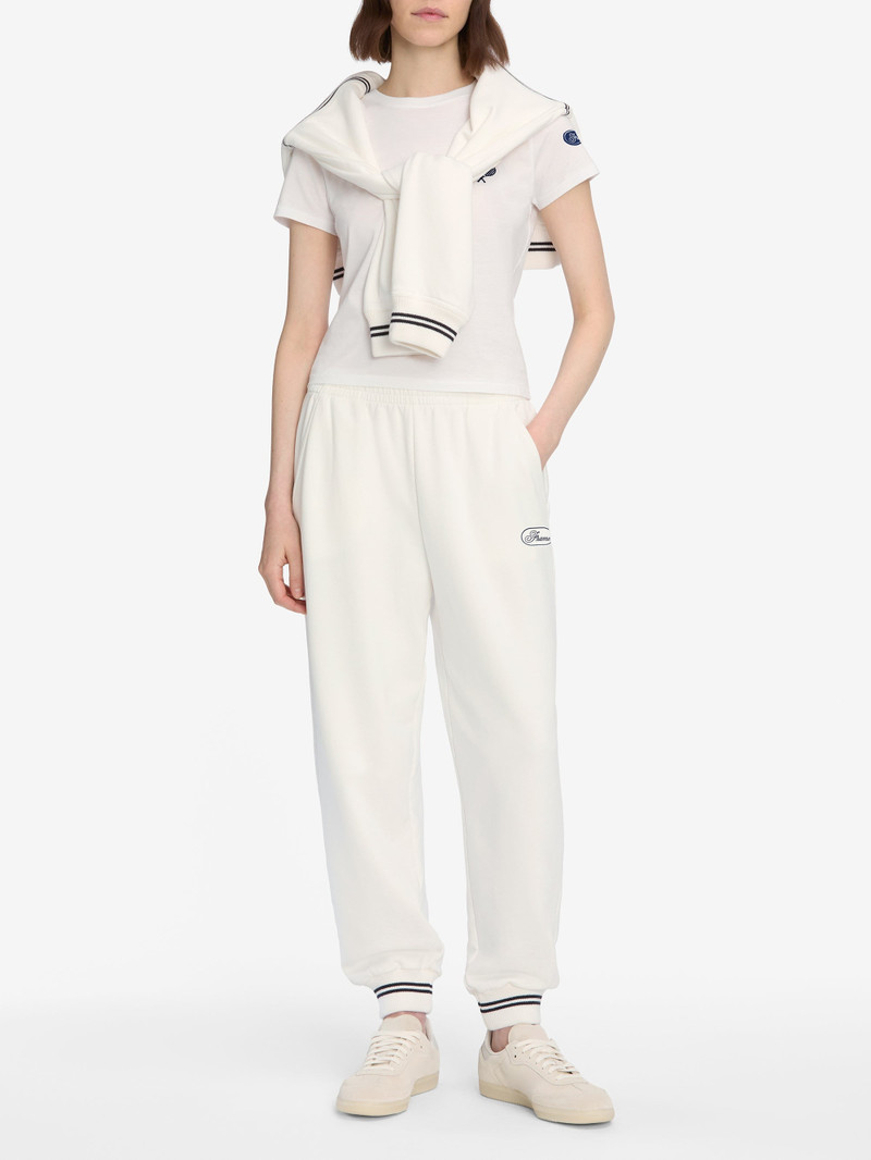 FRAME The Tennis Sweatpant in White outlook