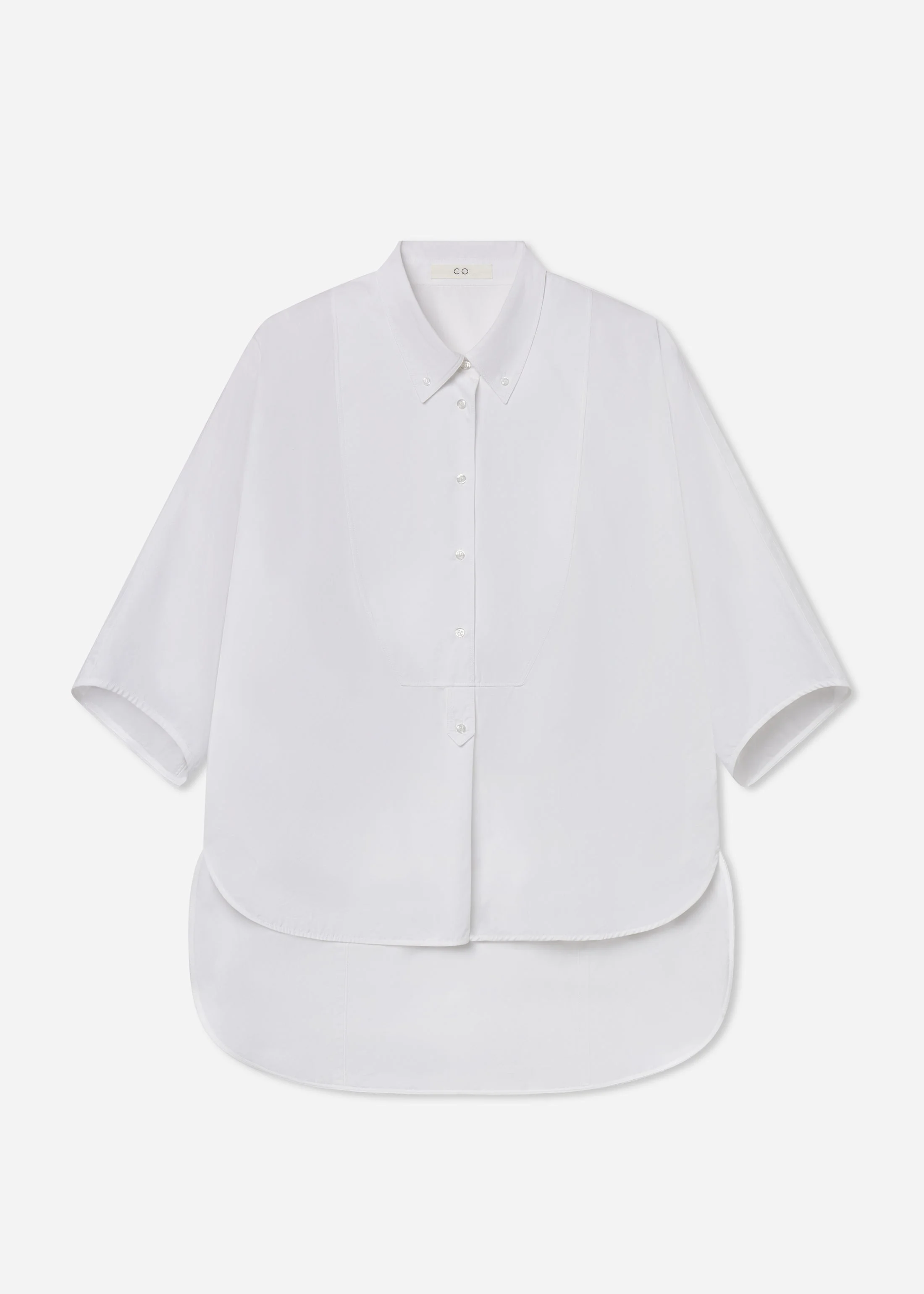 Long Tunic Top in Cotton Poplin - 1