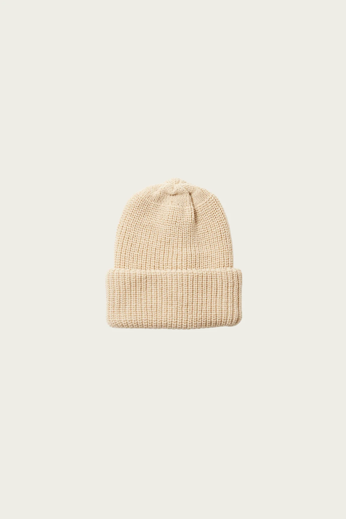 Cozy Chunky Beanie - Raw Beige - 1