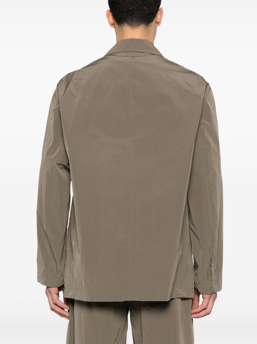 windproof single-breasted blazer - 4