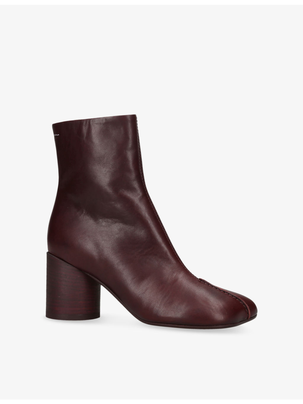 Tabi Split-Toe 70 Leather Ankle Boots - 3