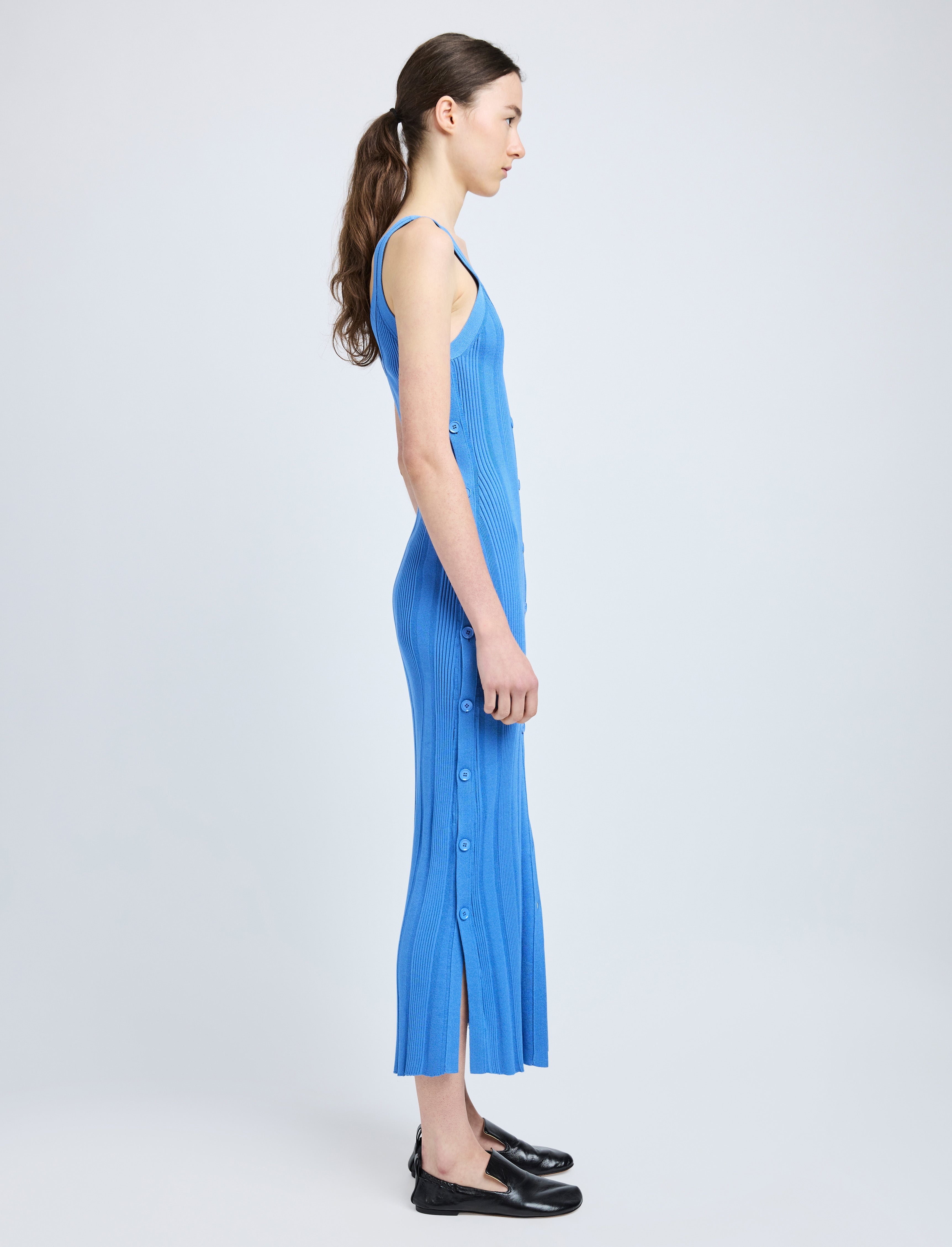 Ellis Dress in Column Rib - 3