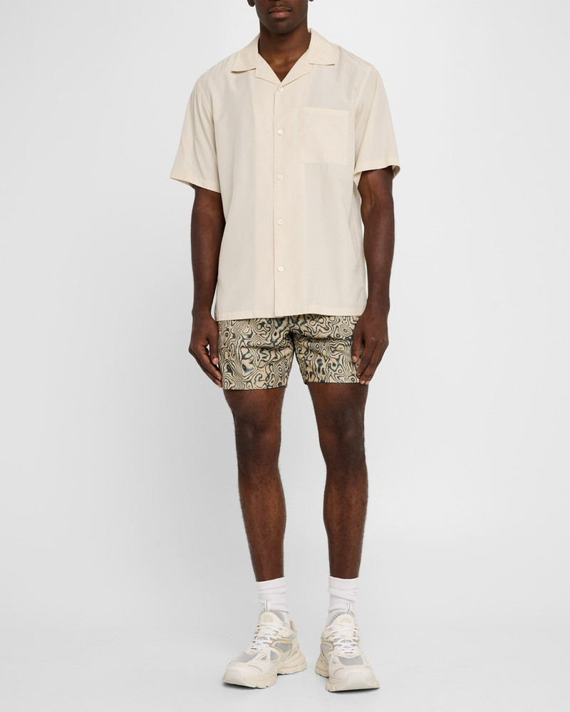 John Elliott Men's Printed Mesh Practice Shorts outlook