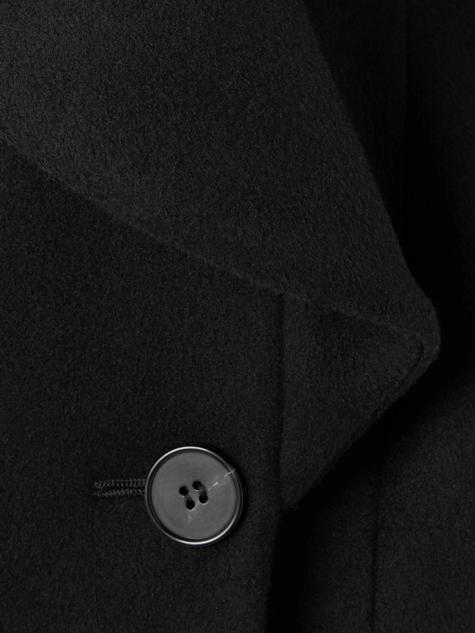 Double-breasted wool and cashmere-blend blazer Black - 4