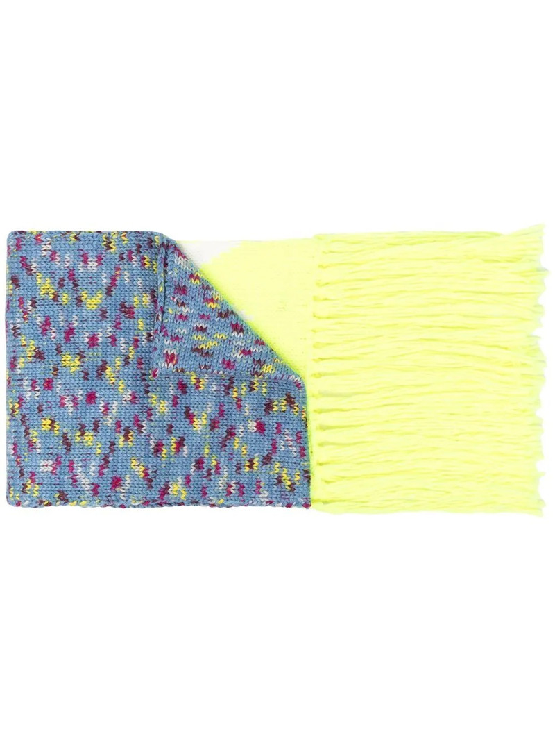 zigzag knitted scarf 1