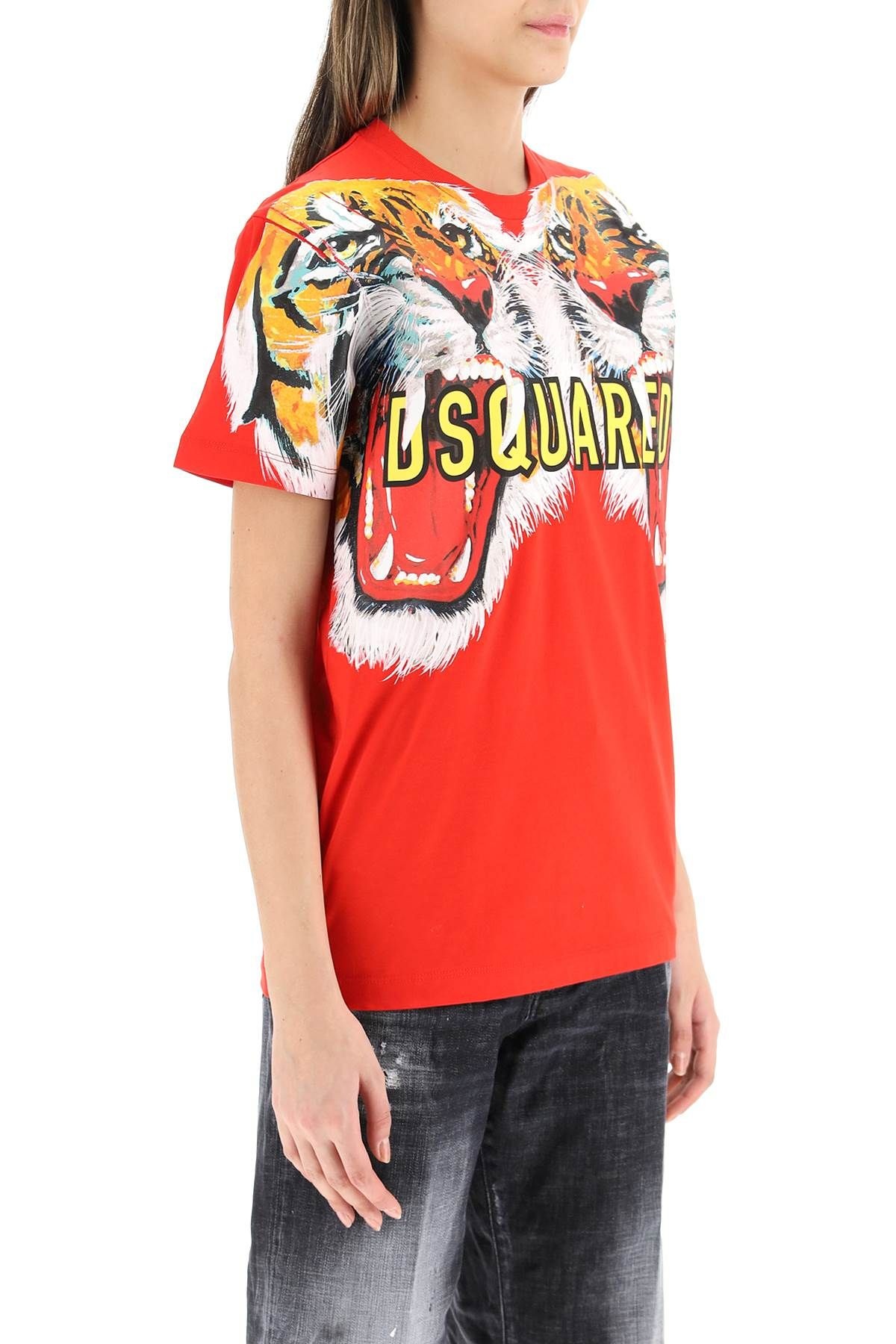 MAXI D2 TIGER PRINT T-SHIRT - 3