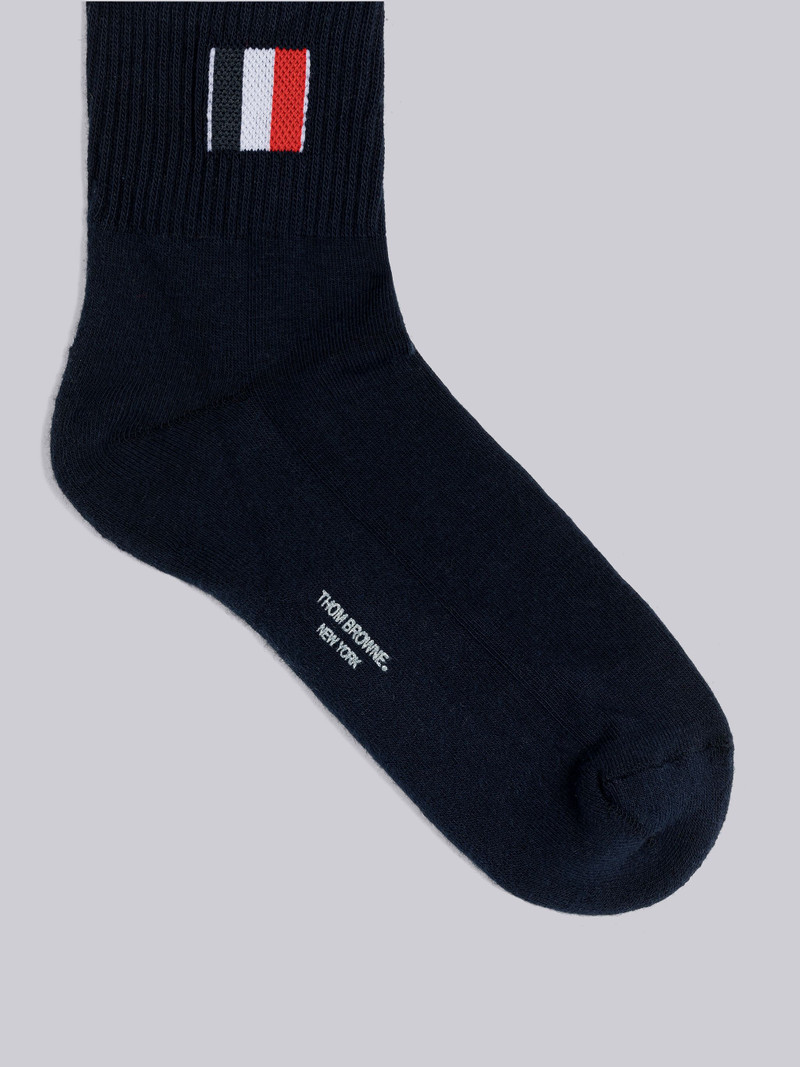 Thom Browne Cotton Mrs. Thom And Hector Athletic Ankle Socks outlook