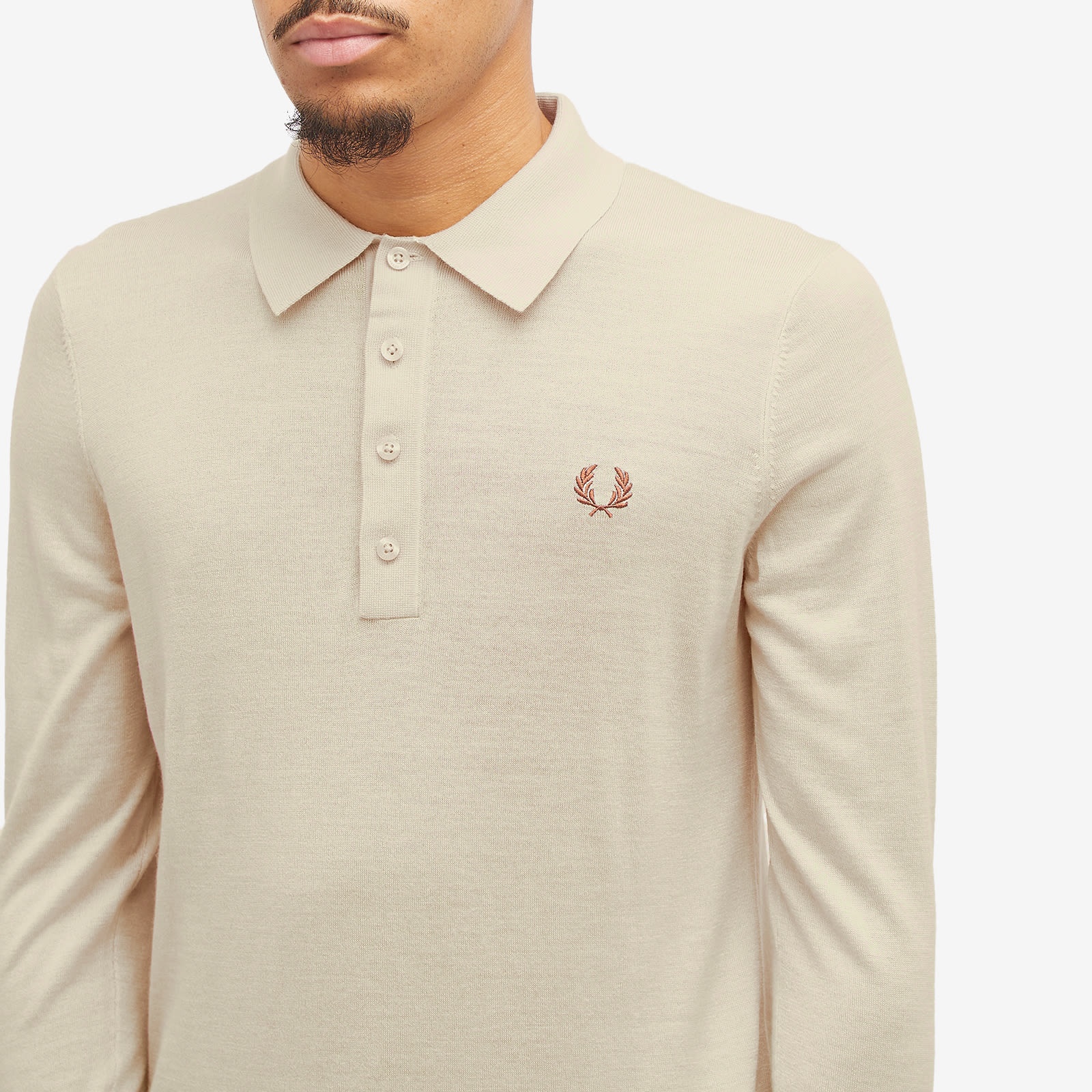 Fred Perry Long Sleeve Knit Polo - 5