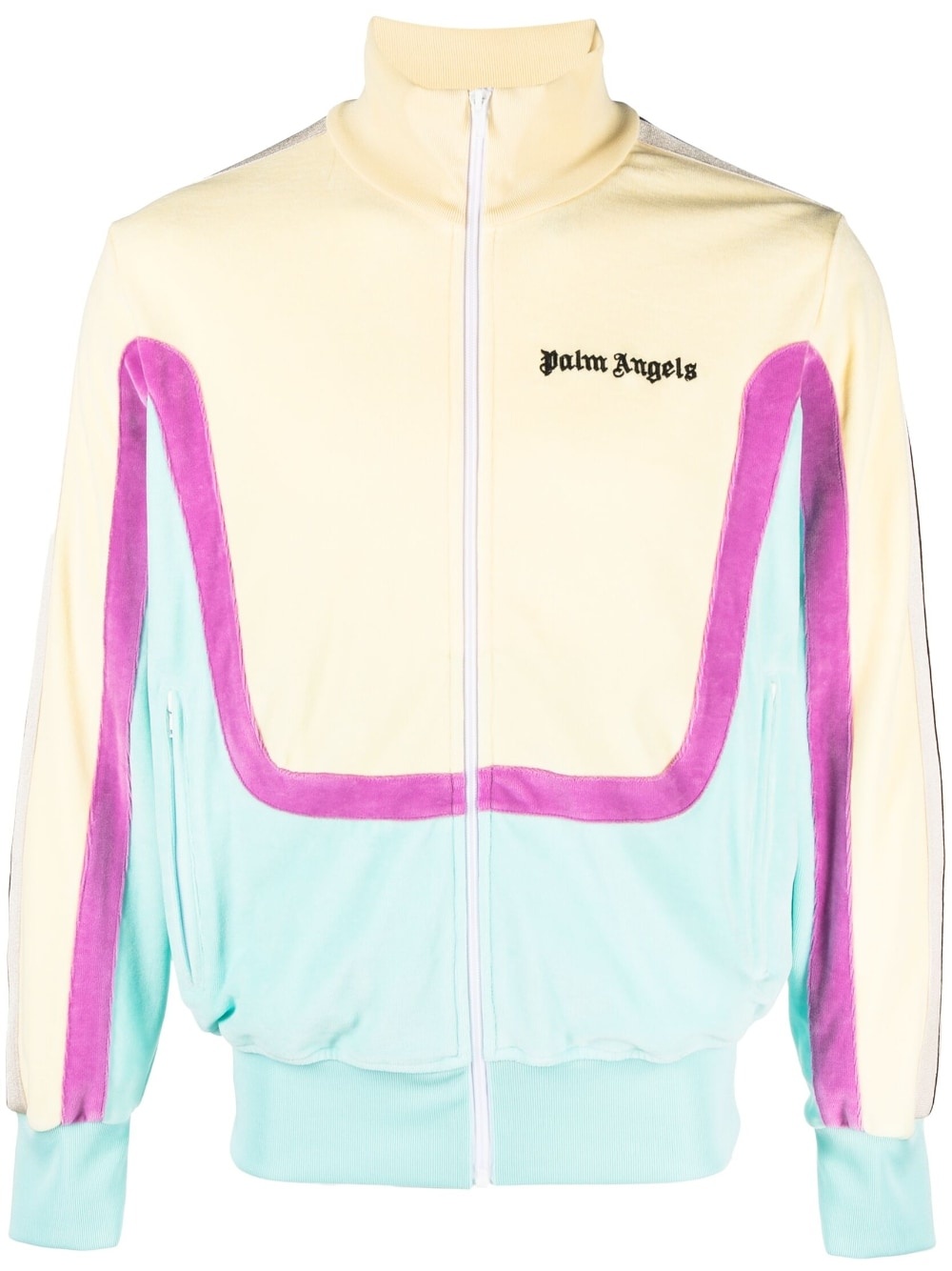 colour-block logo-print track jacket - 1