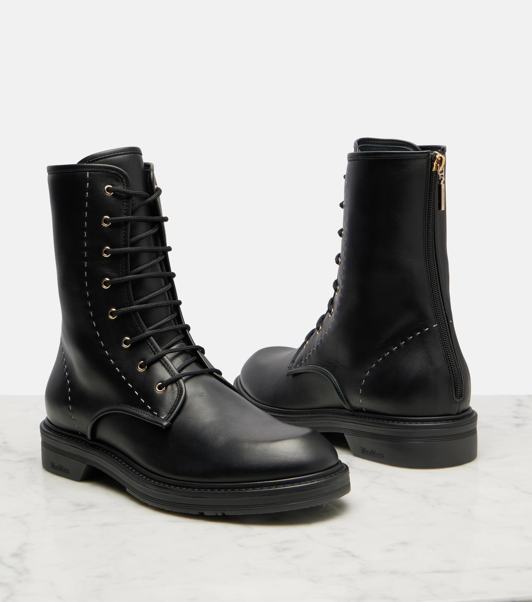 Urbancombat leather combat boots - 5