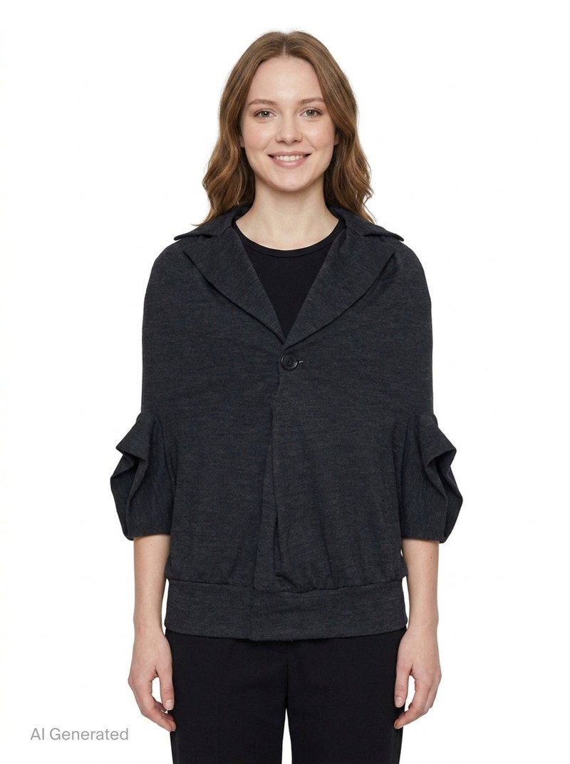 Exaggerated Silhouette Tailored Jacket 4