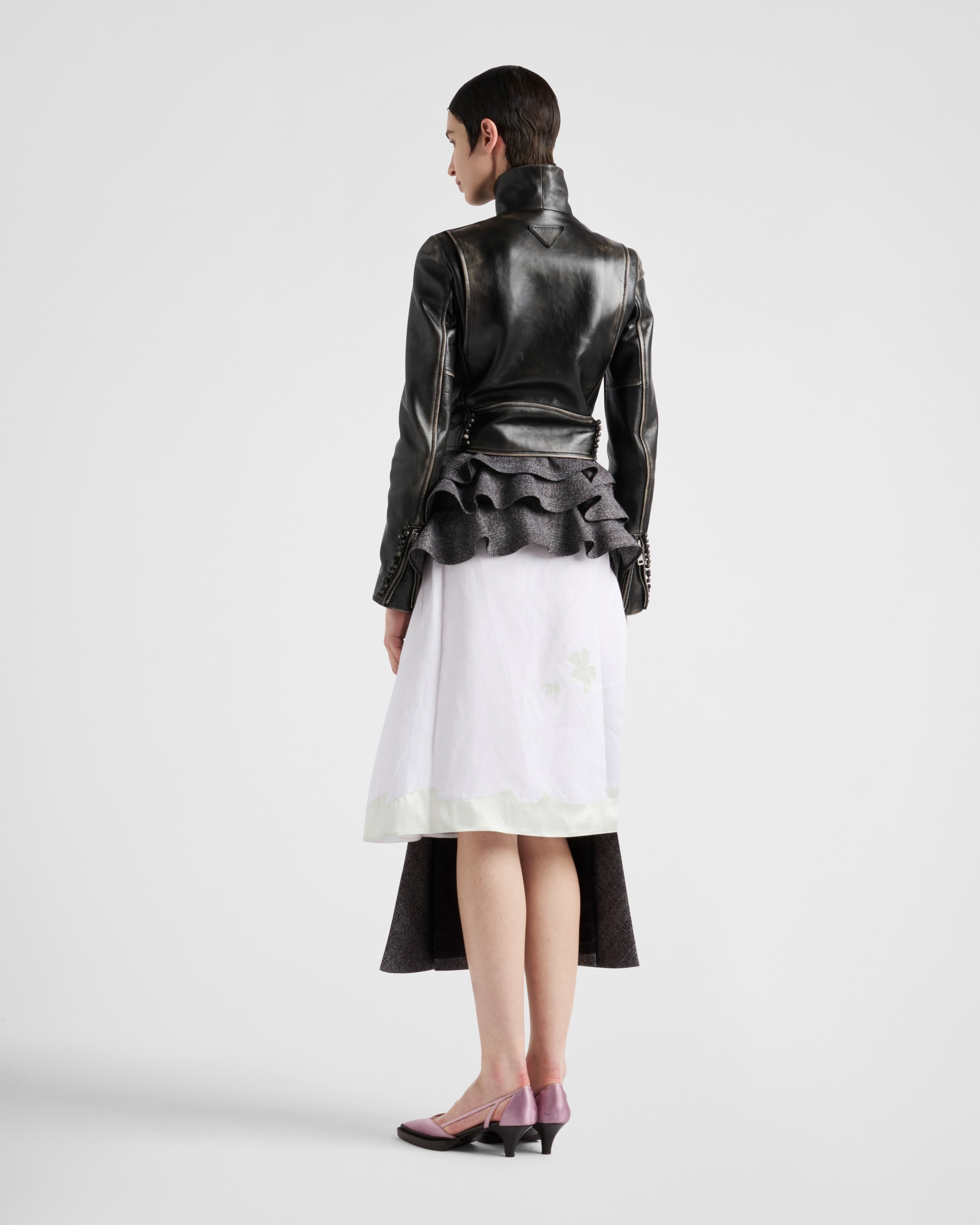 Deconstructed grisaille skirt - 5