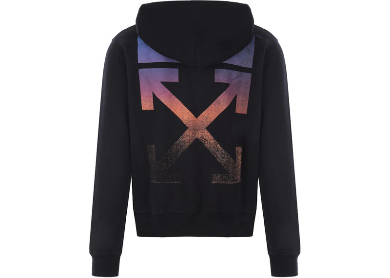 Off-White OFF-WHITE Degrade Arrows Hoodie Black Multi outlook