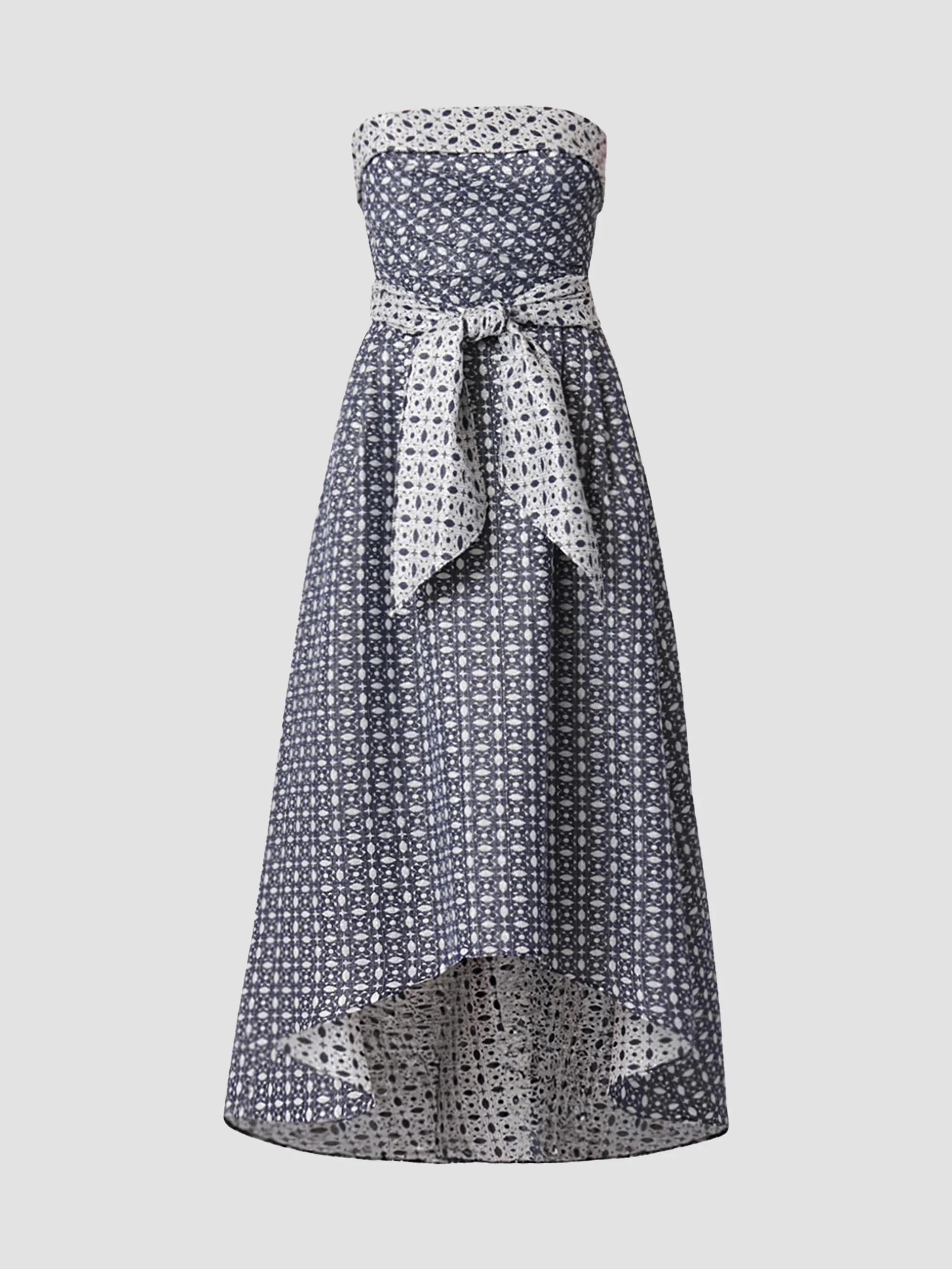 Women's Ellison Strapless High-Low Dress - Indigo - 1