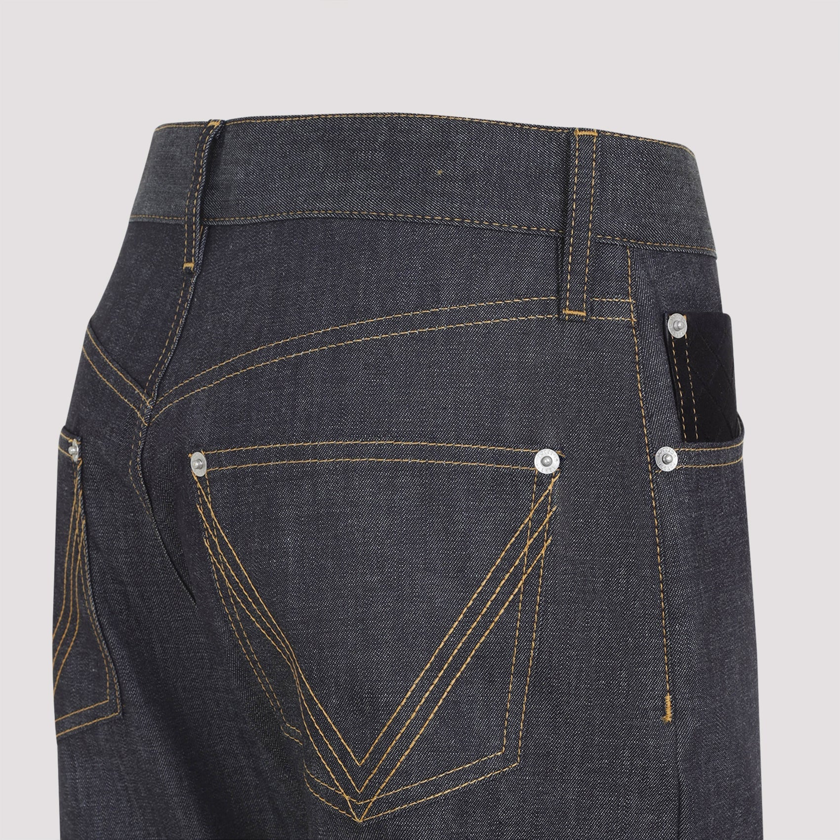 Bottega Veneta Intrecciato Pocket Jeans Women - 3
