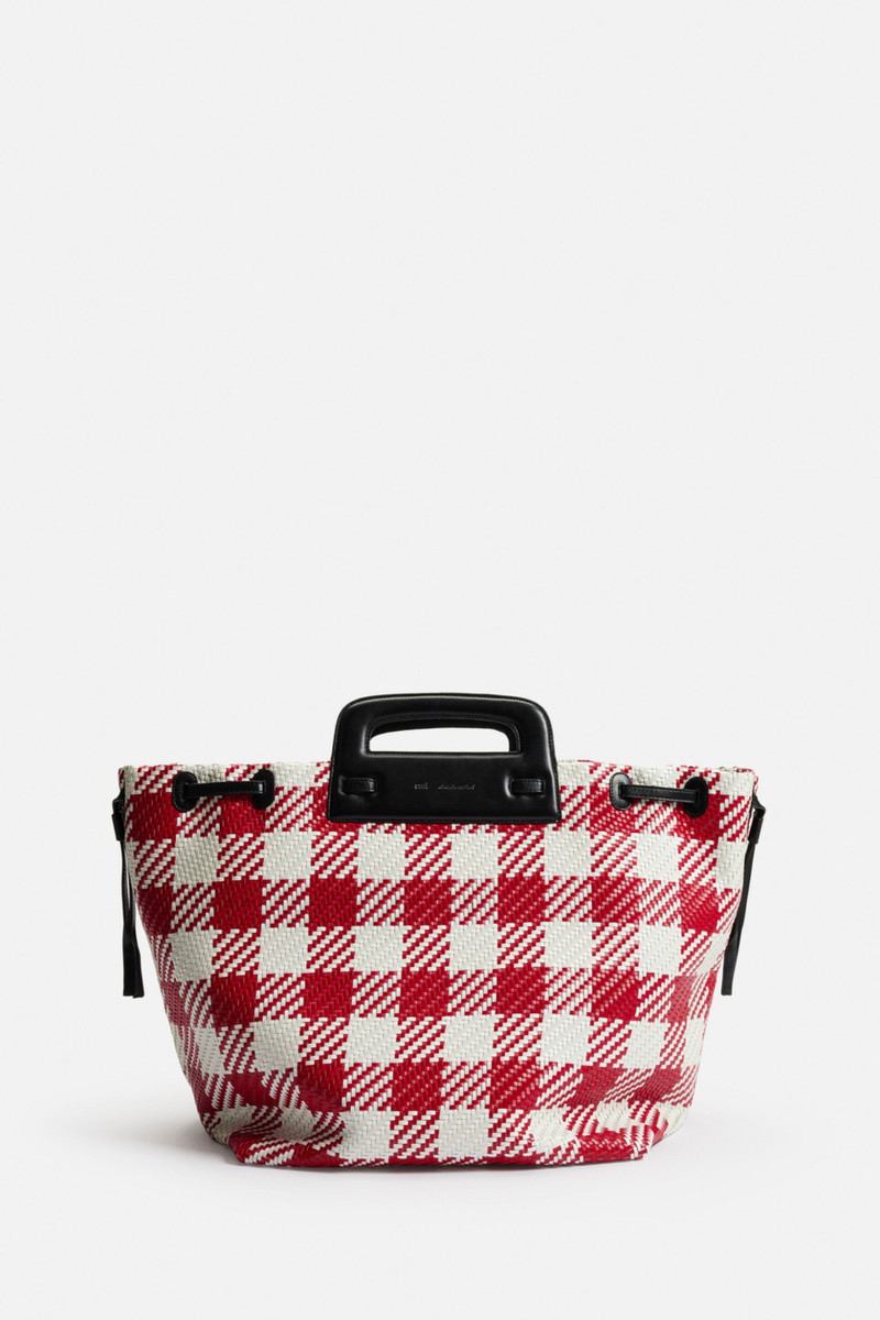 Braided Accordeon Basket Bag 1