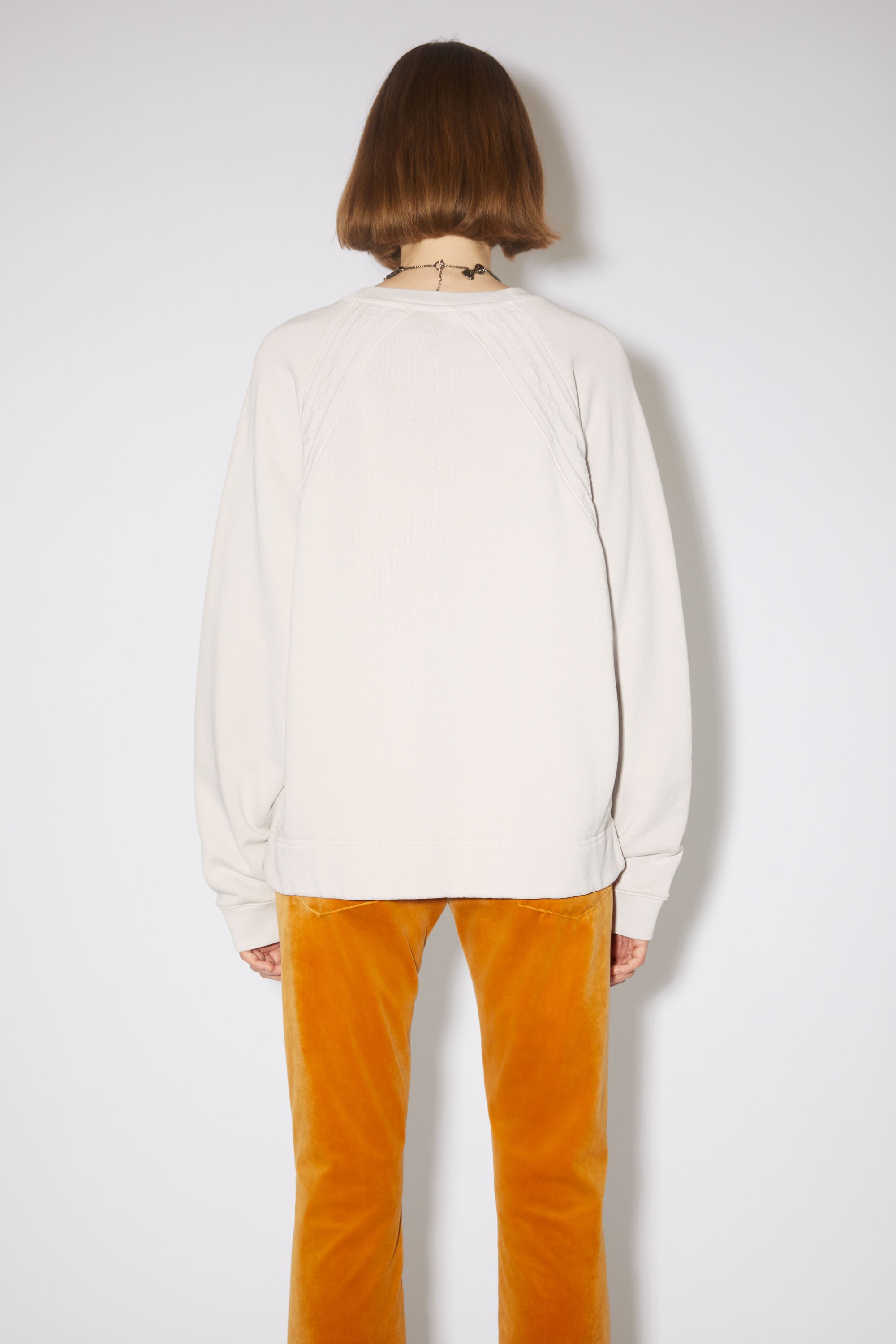 Logo tape sweatshirt - Cold white - 3