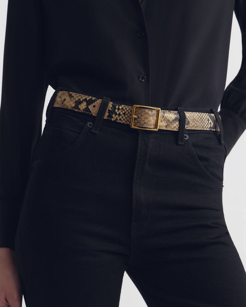 NILI LOTAN GABRIELE LEATHER BELT outlook