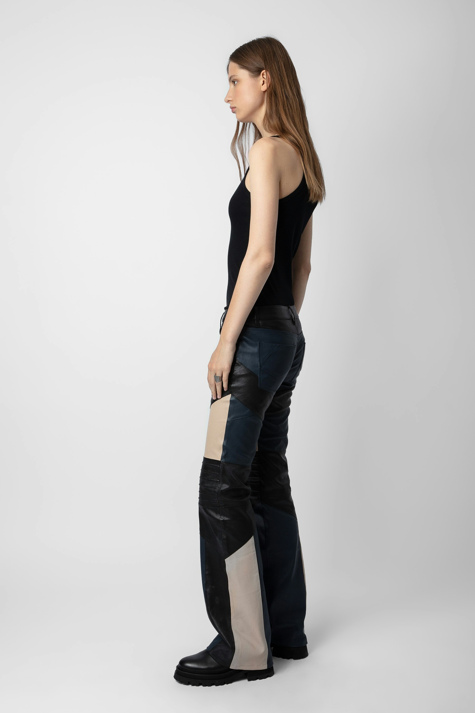 Paulin Leather Pants - 3