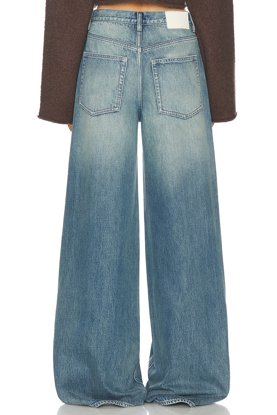 Luna Mid Rise Baggy Wide Leg - 4