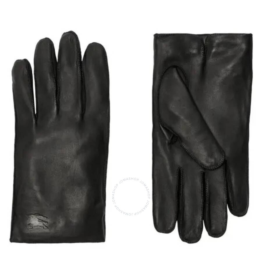 Burberry Equestrian Knight Logo Leather Gloves - 2