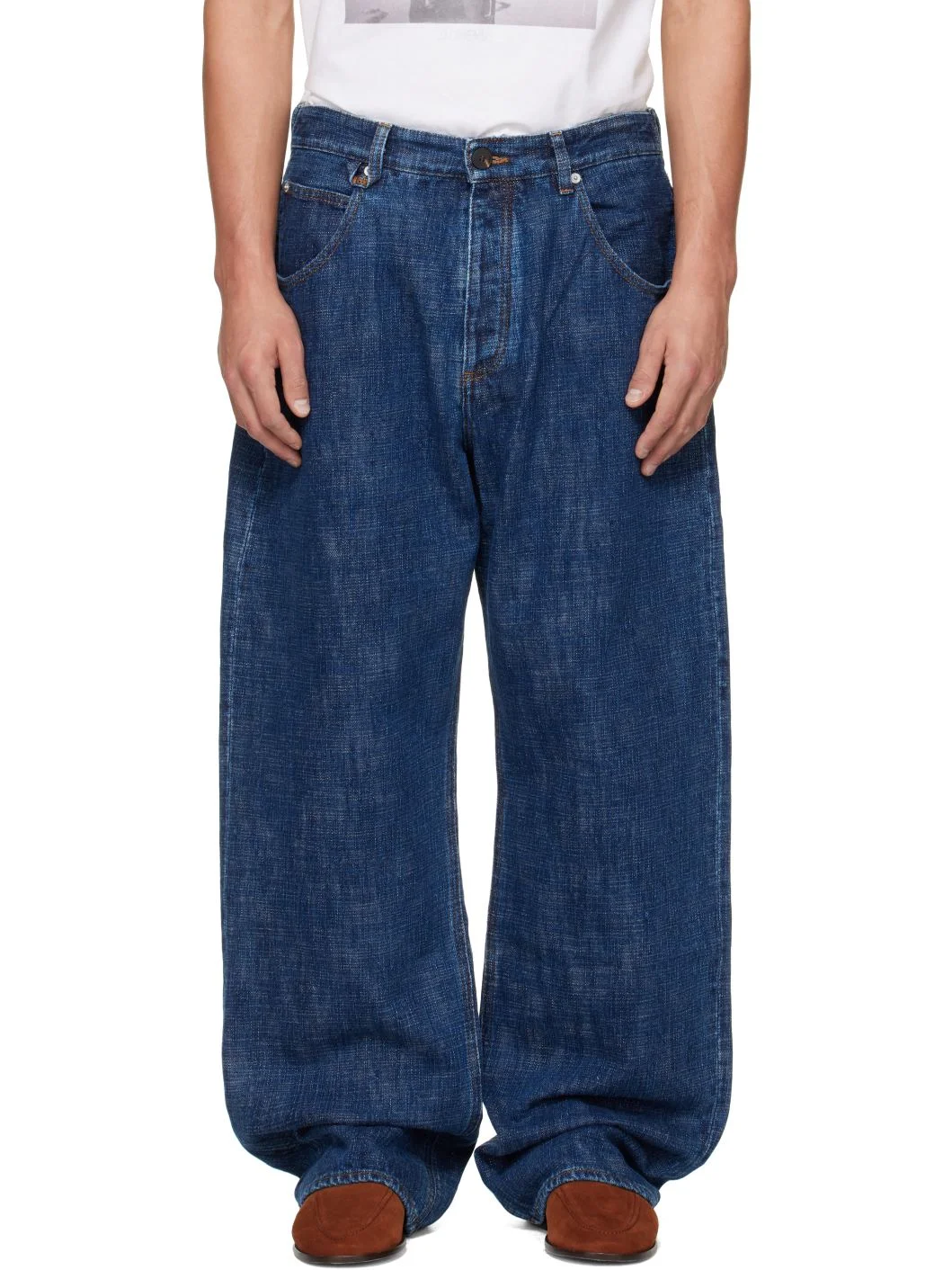 Blue 'The de-Nîmes Tempo' Jeans - 1