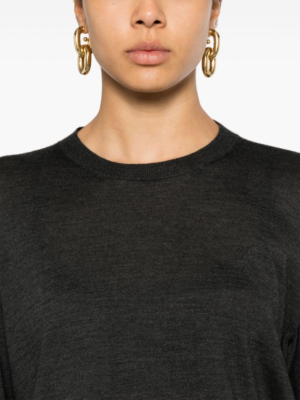 fine-knit jumper - 5