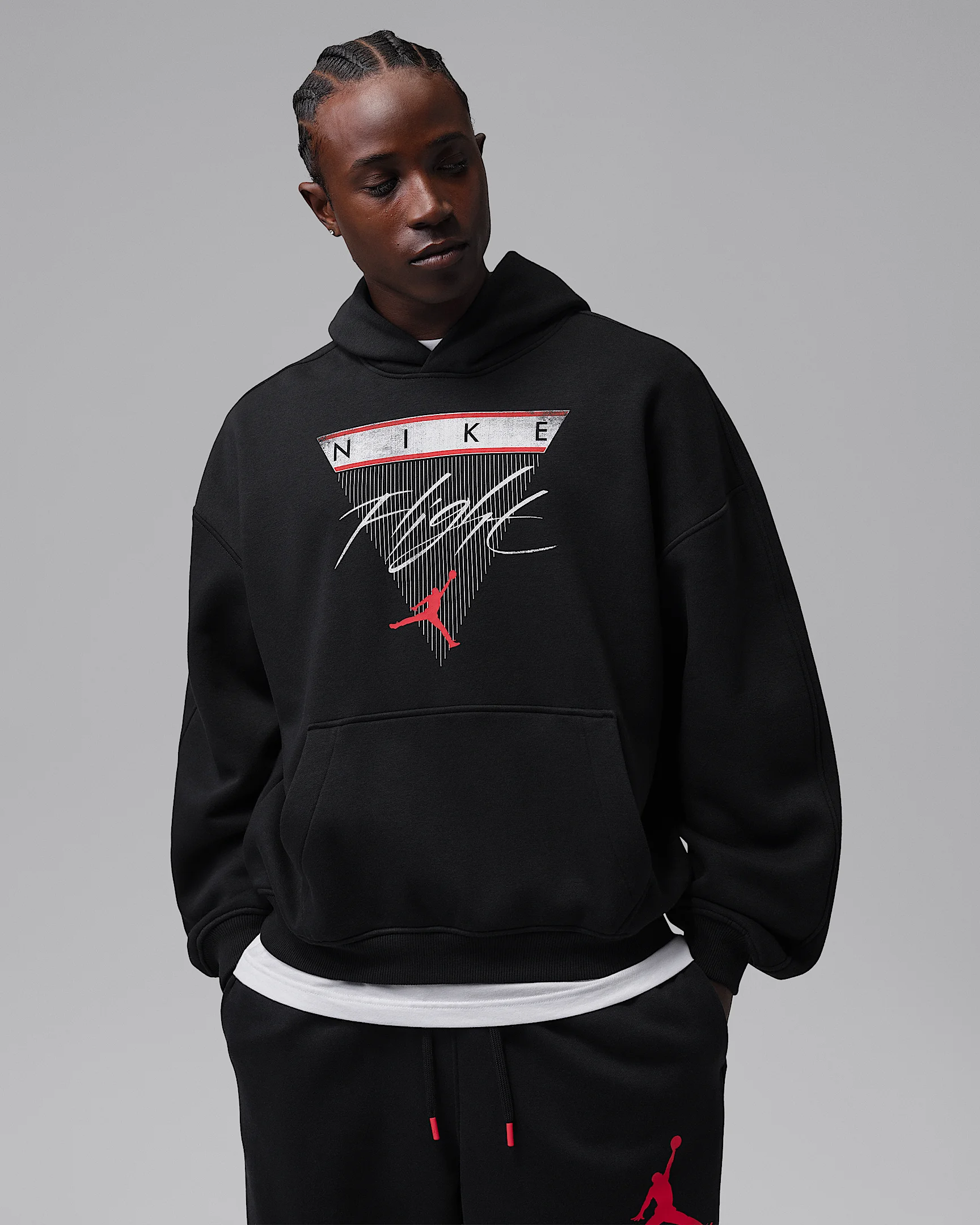 Jordan Brooklyn Men's Oversized Fleece Pullover Hoodie - 1
