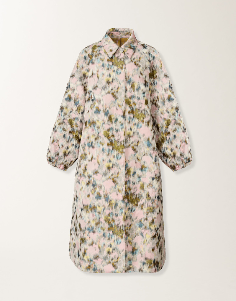 Long trench in technical chiné 1