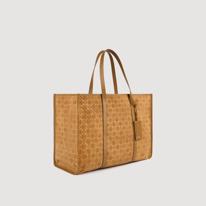 SPLIT LEATHER SHOPPING BAG 4