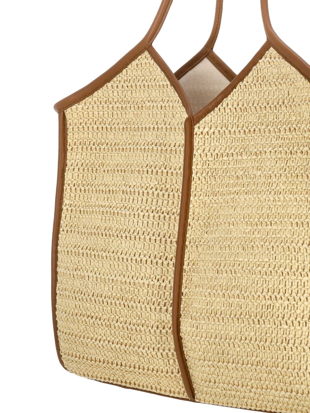 raffia tote bag - 4
