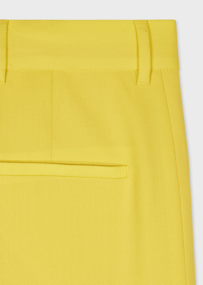 Paul Smith Women's Citrine Wool Hopsack Pleated Trousers outlook