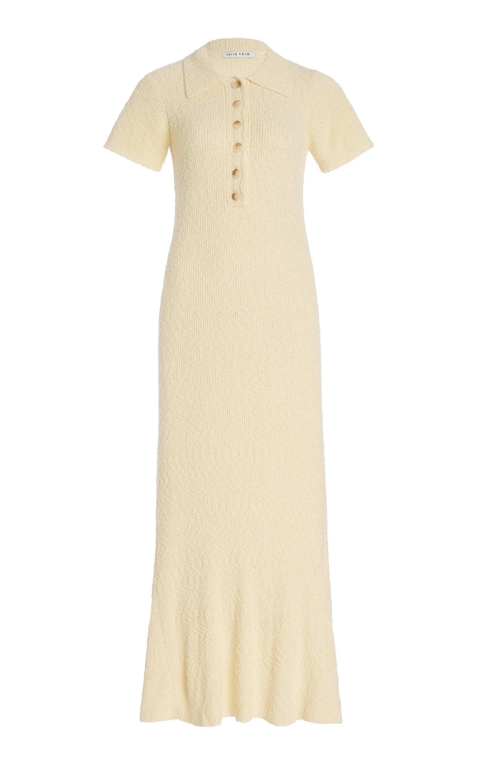 Wistful Knit Midi Dress ivory - 1