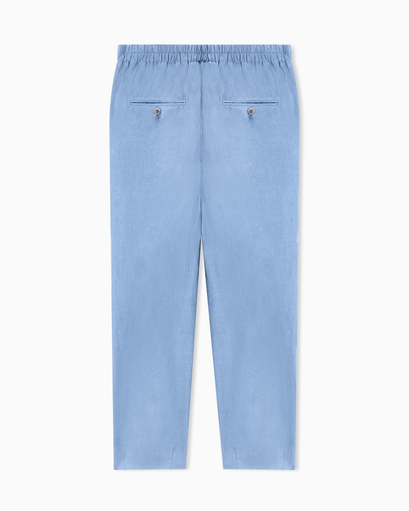 SINGLE-PLEAT TROUSERS IN LYOCELL 3