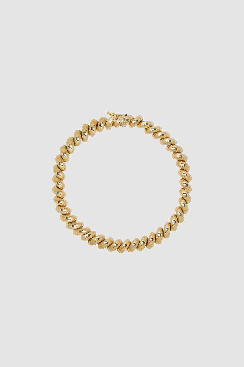 Spiral Bracelet - 14k Gold 1