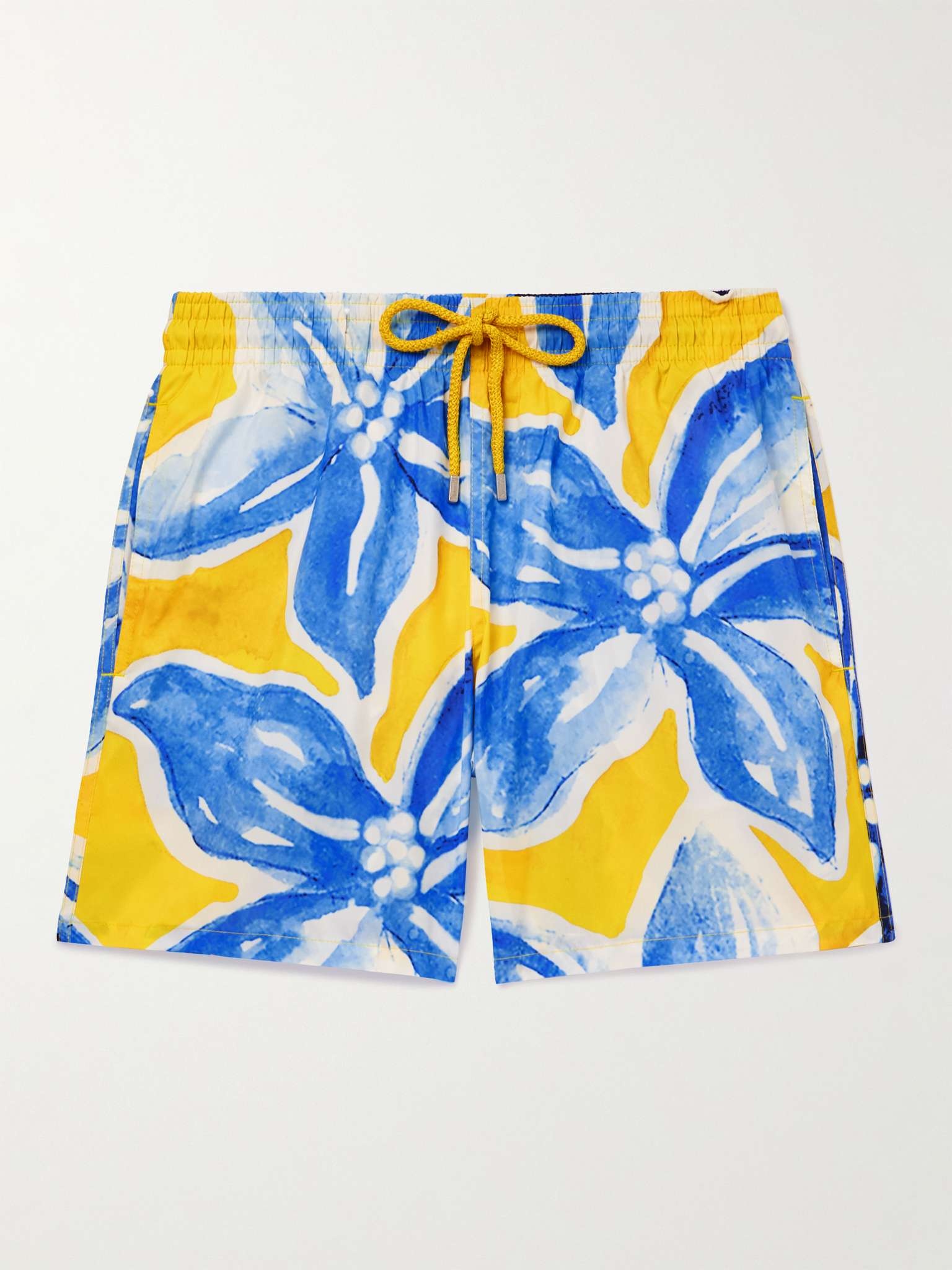 Mahina Straight-Leg Mid-Length Recycled Swim Shorts - 1