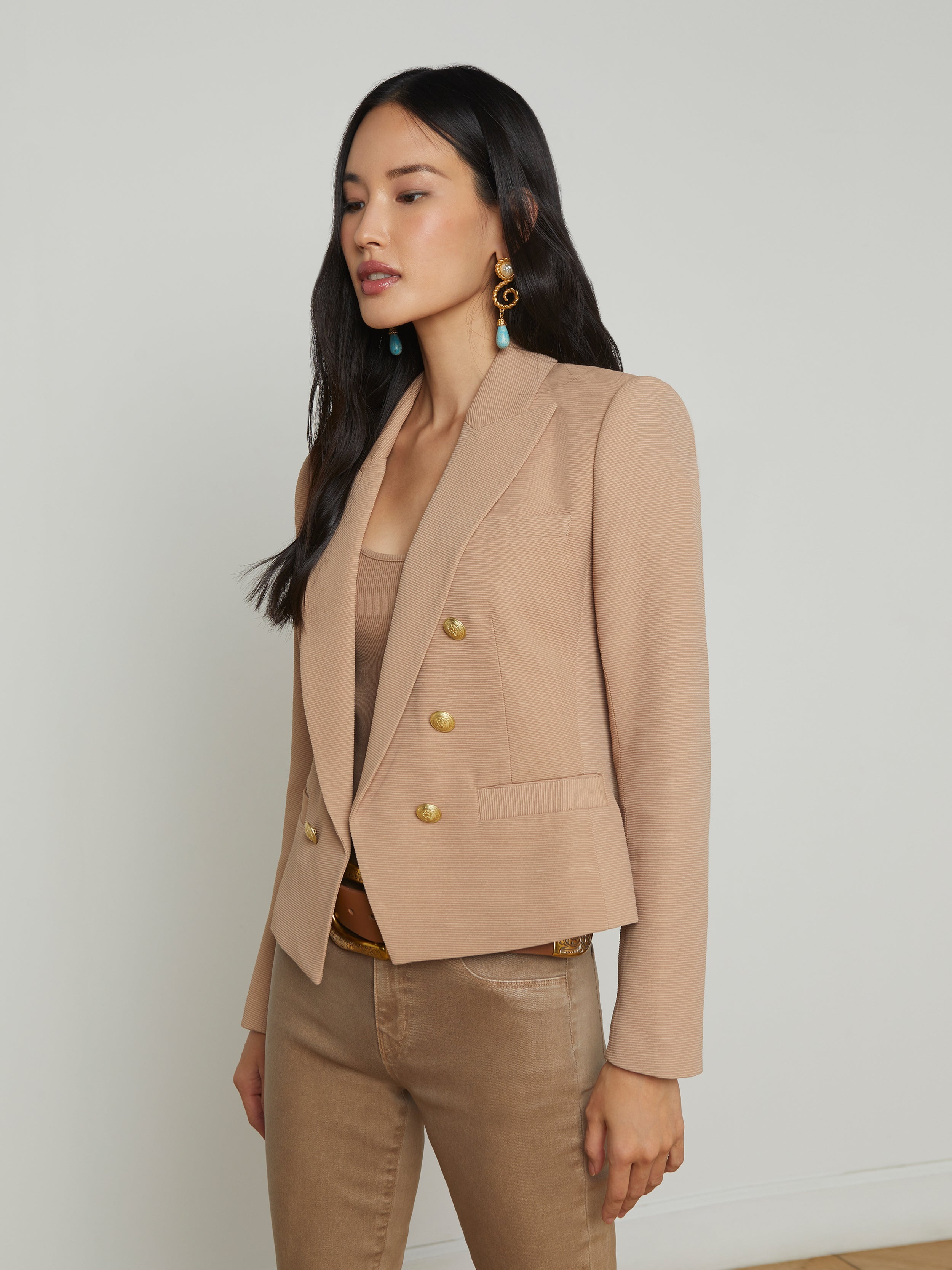 Brooke Open-Front Blazer - 3
