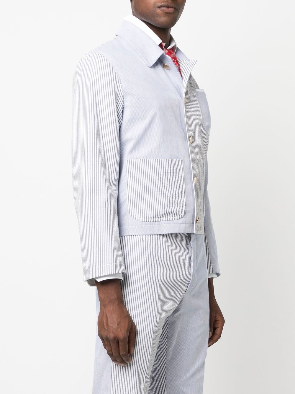 Funmix striped golf jacket - 3