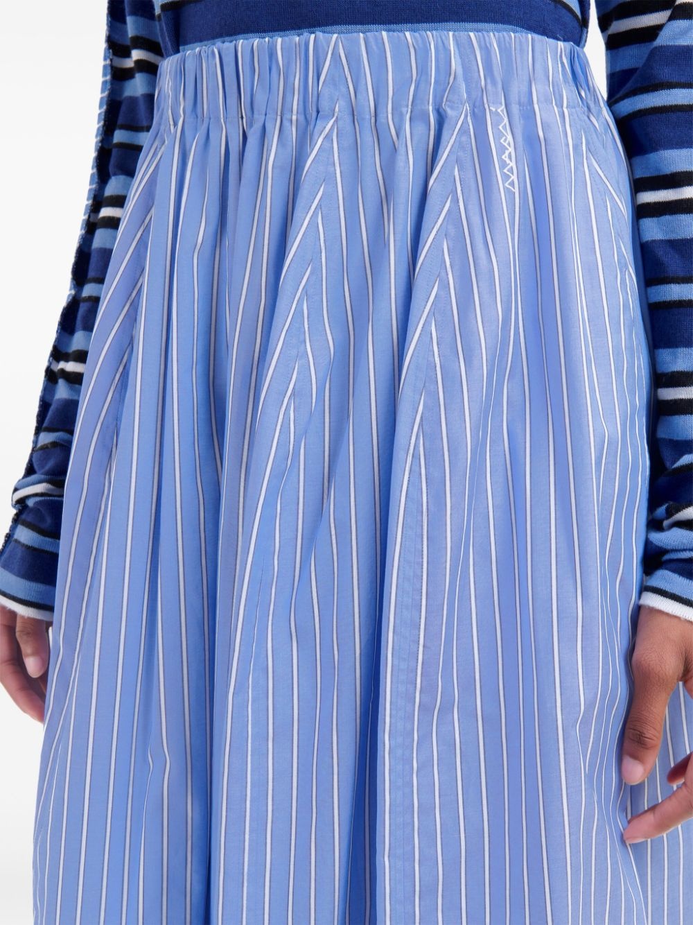 striped midi skirt - 5