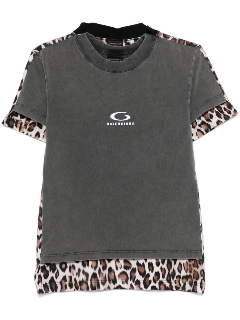 leopard-print T-shirt 1