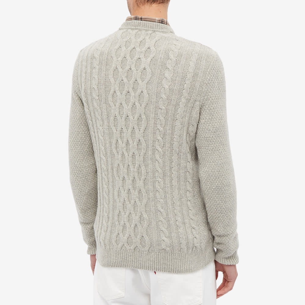 Barbour Chunky Cable Crew Knit - 4