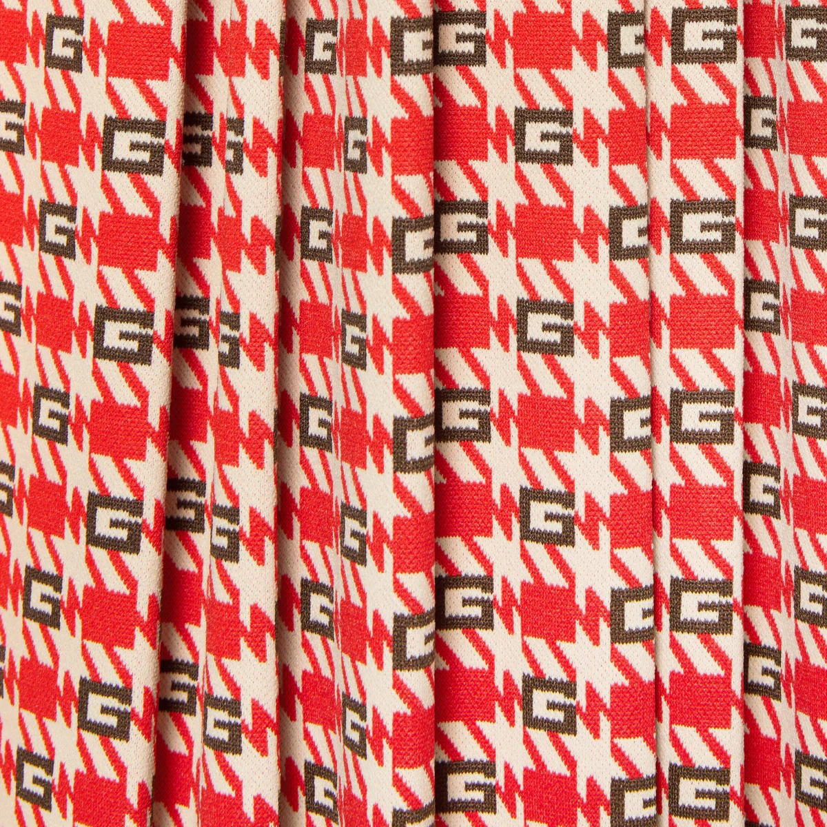 G geometric jacquard mid-length skirt - 6