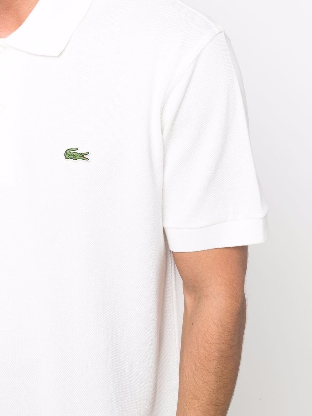 logo-patch short-sleeved polo shirt - 5