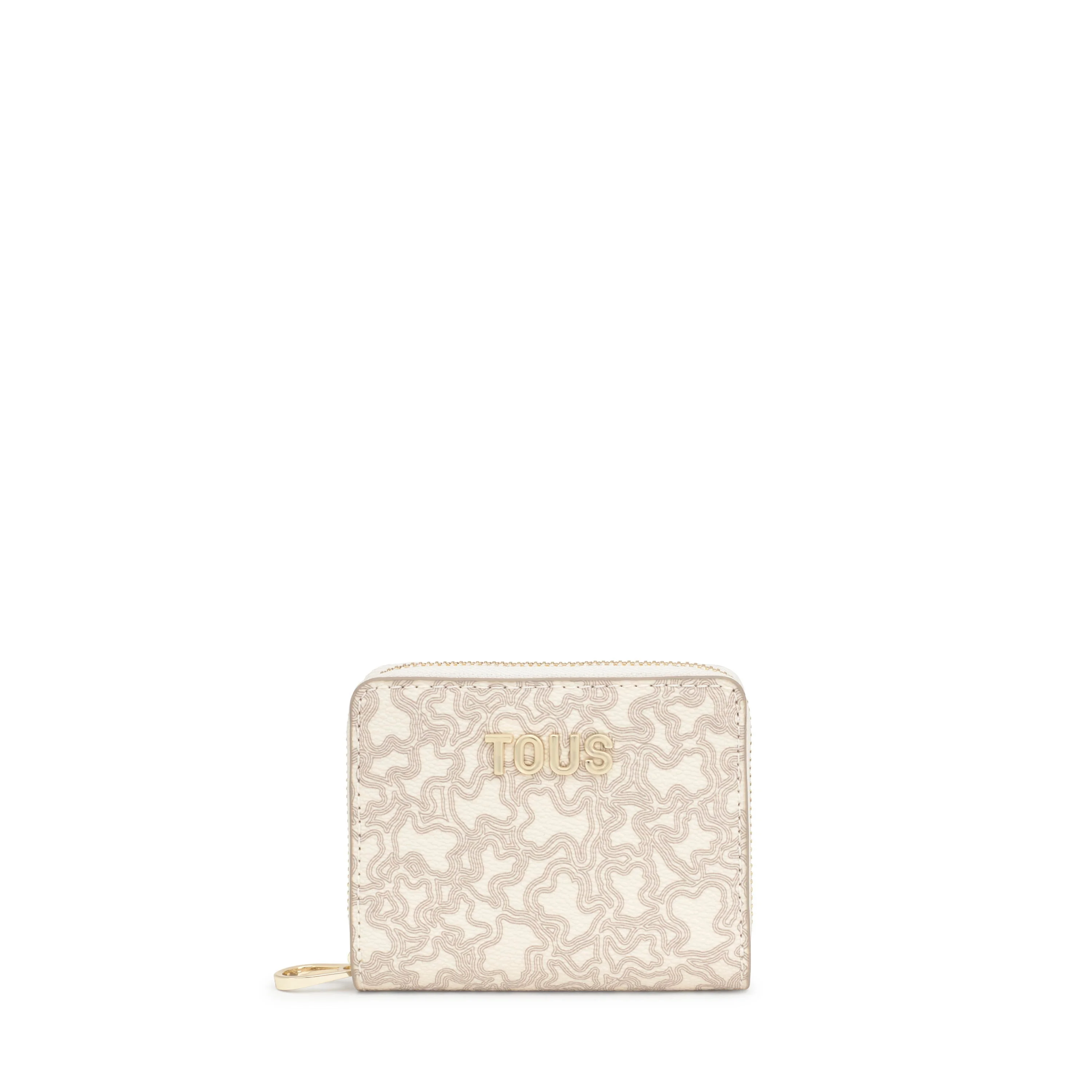 Beige Change purse Kaos Mini Lines - 1