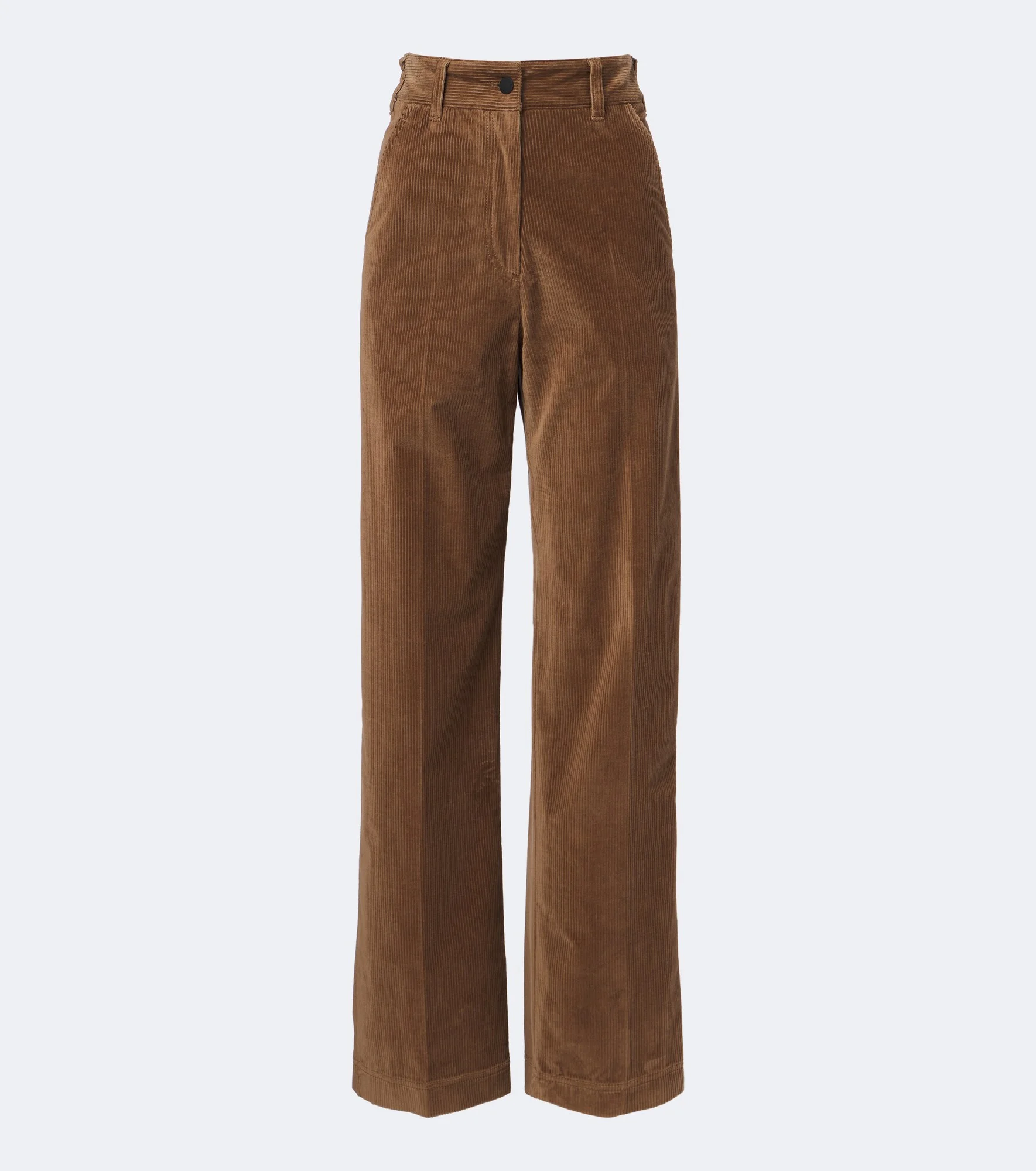 Cotton corduroy wide-leg pants - 1